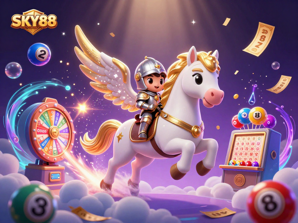 Experience the thrilling excitement of winning at SKY88 with dynamic lottery games, vibrant energy, and captivating visuals.