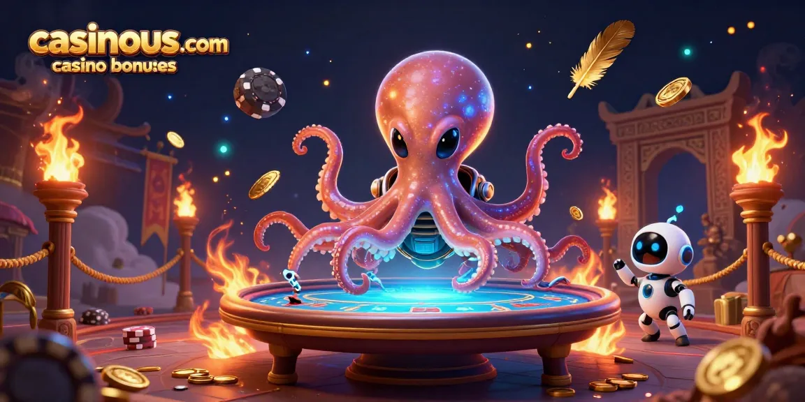 Experience casinous.com casino bonuses with a galaxy-themed poker showdown in immersive 3D!